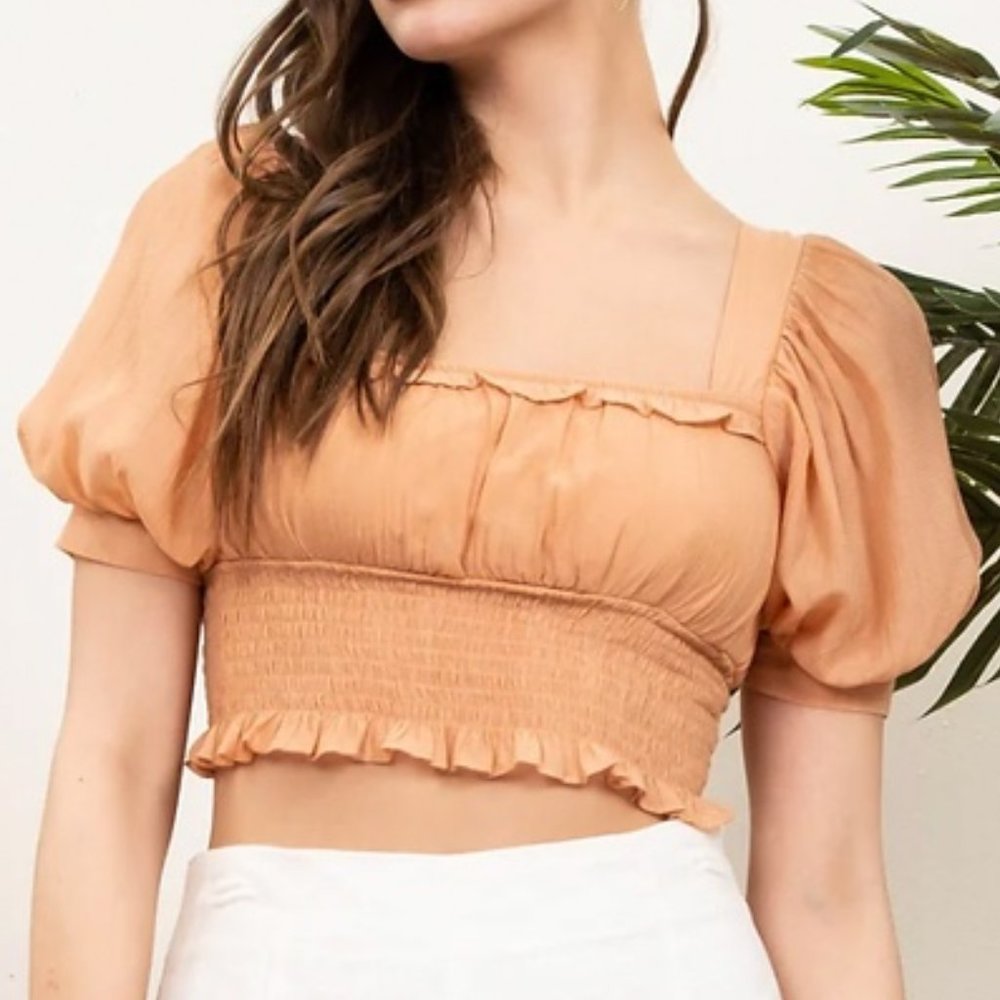 NWT Summer Soul Boutique Crop Top Sz L